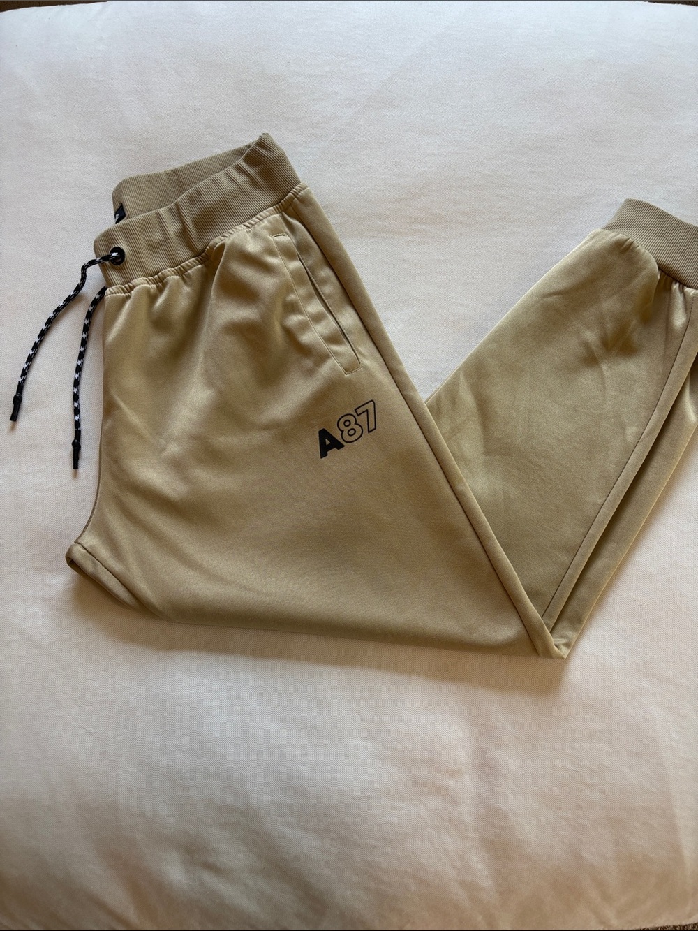 Aeropostale A-87 Olive/Tan Jogger Sweatpants